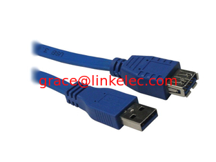 China 3ft flache USB AM zu USB AM USB3.0 Kabel fournisseur