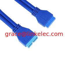 China USB3.0 Hauptplatte 20pin männlich-weiblich-Kabel USB3.0 20pin Motherboard Erweiterungskabel fournisseur