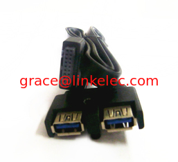 China Blaues USB3.0 20pins flaches USB3.0 Kabel fournisseur