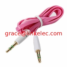 China AUX 3,5 mm Stereokabel Flachkabel Stil fournisseur