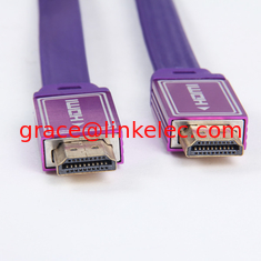 China Hersteller von HDMI-Kabeln mit Naylon-Flachzopf fournisseur