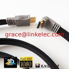 China Schwarzes Hochgeschwindigkeits-HDMI-Flachkabel mit Ethernet (6 FT) fournisseur