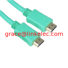 China HDMI-Kabel, von AM bis AM 1.4, Unterstützt Ethernet, Goldplattiert, Blaues PVC-Formen fournisseur