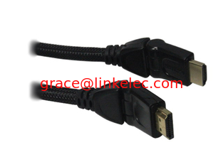 China Hochqualität 180 Grad Dreh-HDMI-Kabel 1.4 V mit Ethernet fournisseur