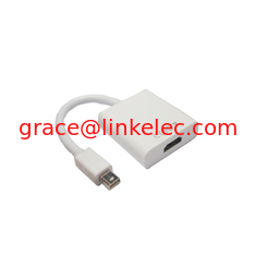 China 6 Zoll schwarzer Macbook-Adapter, Mini-DP zu HDMI-Adapter fournisseur