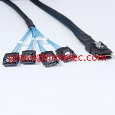China Mini SAS 36p bis 4 SATA 7P in blau fournisseur