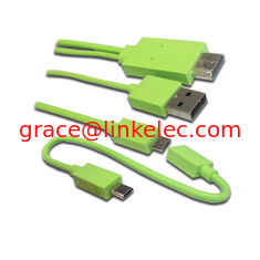 China Hochwertiges MHL-Kabel für Samsung-Handy mit 5 Pins / 11 Pins für S4 fournisseur