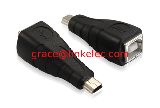 China Hochgeschwindigkeits-USB2.0 AM zu Mini-B-Adapter für Ladegerät aus chinesischer Fabrik fournisseur