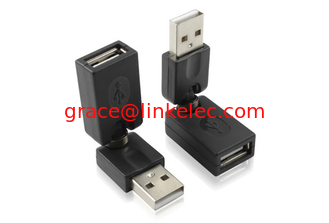 China Hochwertiger USB 2.0 AF-to-AM-Adapter, unterstützt 360-Grad-Rotation fournisseur