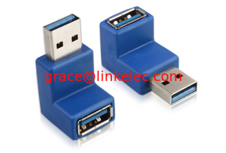 China Neuer 90-Grad-USB 3.0-Adapter, USB-A-Mann-zu-A-Frau-Adapter fournisseur
