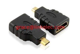 China Mikro-HDMI-Adapter, Mikro-HDMI-Mann zu HDMI-A-Frau fournisseur