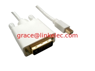 China Mini DisplayPort zu DVI Video-Kabel, Mini DisplayPort Männlich zu DVI Männlich, 6 Fuß fournisseur