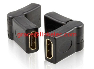 China Neue 180 Grad 19 PIN HDMI Adapter weiblich zu weiblich Kopplungsumwandler M/F fournisseur