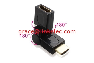 China 360° Dreh- und Drehschrauber HDMI M/F Adapter fournisseur