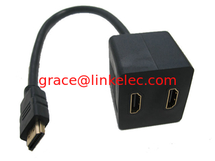 China Vergoldetes HDMI-Adapter für männliche bis weibliche Splitter-Kabel aus China fournisseur