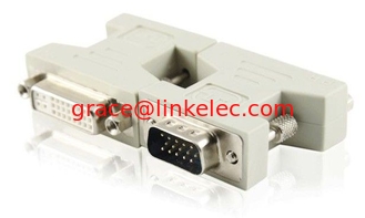 China DVI zu VGA DVI-I ((24+5) weiblich zu D-Sub 15P männlich Adapter-Wandler fournisseur