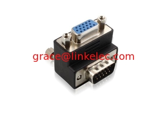 China M/F 90 Grad VGA 15P bis VGA 15P Adapter,VGA Männlich auf männlich Adapter fournisseur
