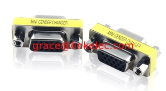 China F/F FEMALE DB15 HD VGA/SVGA KVM MINI Geschlechtswechseladapter fournisseur