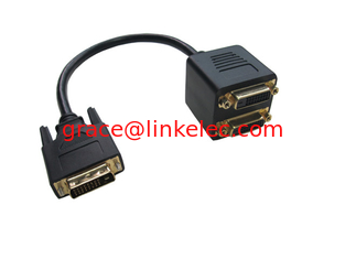 China DVI M auf 2 X DVI F Splitterkabel und Y-Kabeladapter,DVI ((24+1) Adapter fournisseur