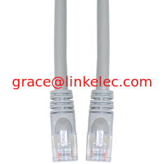 China 6 Zoll Cat6 Graue Ethernet-Patch-Kabel, Snagless/Formbild Boot-Kabel fournisseur