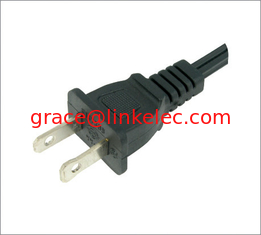 China US-amerikanisches UL-Stromkabel/polarisierter Stecker/Zwei-Kerne/Zwiebelkabel NEMA1-15P fournisseur