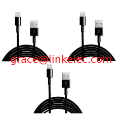 China bunter USB zu 8PIN Lade- und Datensynchronisationskabel Kabel für 5 5s 5c iPod Touch 5 Schwarz fournisseur