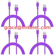 China Farbenfrohe USB zu 8PIN Ladekabel und Daten-Sync-Kabel für 5 5s 5c iPod Touch 5 Lila fournisseur