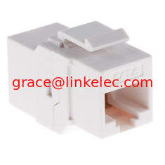 China Cat6 RJ45 Inline-Koppler mit Keystone-Knopfverbindung, weißer Joiner Gigabit Ethernet-Netzwerk fournisseur