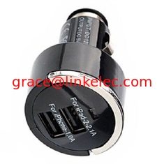 China Portable Dual USB Car Charger 3.1A Ausgang mit Flip-out Pull Ring für iPad iphone samsung fournisseur