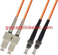 China Multimode-Duplex-Glasfaser-Patchkabel 3M ST-SC 62,5/125 Orange fournisseur