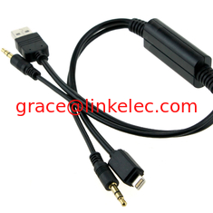 China BMW 8-Pin-Kabel mit 3,5 mm AUX-Schnittstellenadapter für MINI iPod iPhone 5 5S 5C Beleuchtung fournisseur