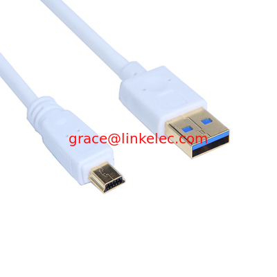 USB 3.0 AM bis Mini 10-Pin-USB-Kabel 1,5 M Weiß, blau, schwarz fournisseur