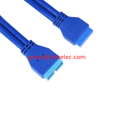 USB3.0 Hauptplatte 20pin männlich-weiblich-Kabel USB3.0 20pin Motherboard Erweiterungskabel fournisseur