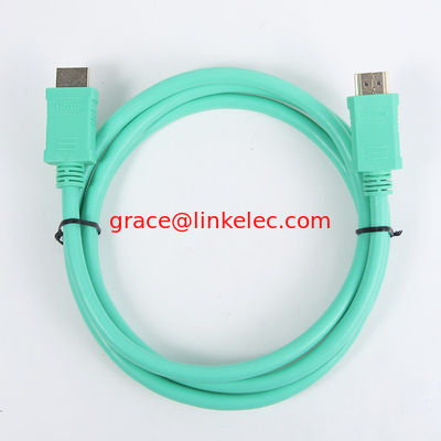 HDMI-Kabel, von AM bis AM 1.4, Unterstützt Ethernet, Goldplattiert, Blaues PVC-Formen fournisseur