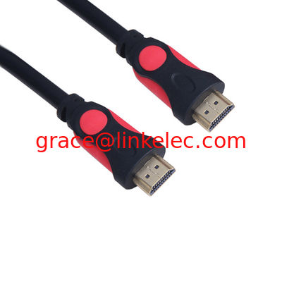 Dual-Color-Molding-HDMI-Kabel mit Ethernet-Ferrit-Kern unterstützt 3D, Audio-Rückgabe-Kanal fournisseur