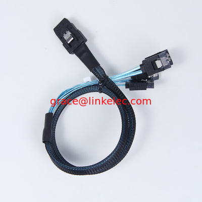 Mini SAS 36p bis 4 SATA 7P in blau fournisseur