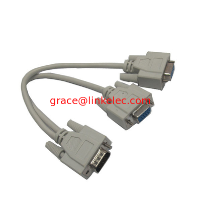UL-zertifiziertes VGA-Y-Splitterkabel Split 1 VGA auf 2VGA,VGA-Y-Verlängerungskabel fournisseur