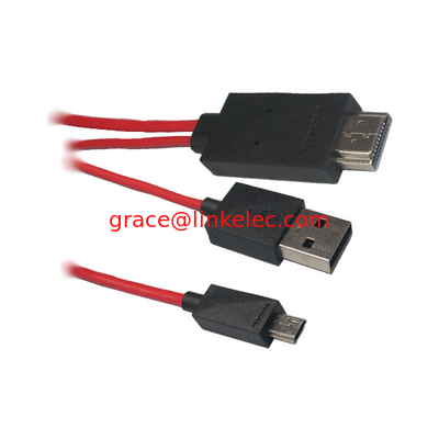 Hoch auflösendes 1080P MHL-zu-HDMI-Adapterkabel für Samsung i9300 galaxy S3 fournisseur