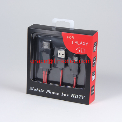 Hoch auflösendes 1080P MHL-zu-HDMI-Adapterkabel für Samsung i9300 galaxy S3 fournisseur