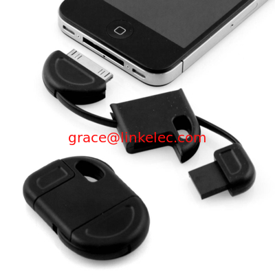 Brandneues Fun &amp; Discreet Keyring USB Sync und Ladekabel für iPhone iPod iPad weiß fournisseur