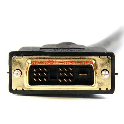 3 ft HDMI-DVI-Kabel M/M-Kabel Kompatibel mit HDMI/DVI-fähigen LCD-Fernsehern, LCD-Projektor fournisseur