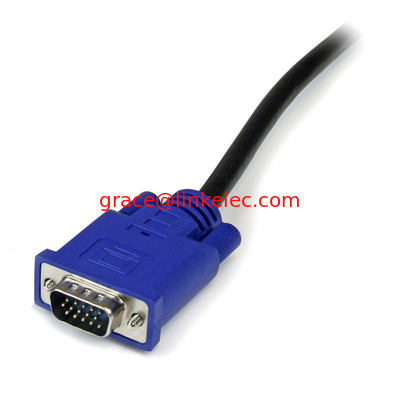 USB VGA 2in1 KVM-Kabel für jeden Computer mit USB-Tastatur und Maus fournisseur