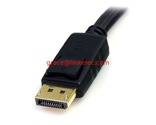 6ft 4in1 USB DisplayPort KVM Schaltkabel mit Audio und Mikrofon fournisseur