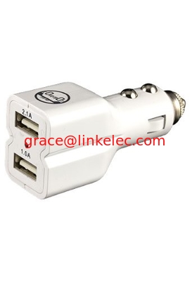 CoverBot DUAL USB 3.1A 15w Hochleistungs-Auto-Ladegerät Weiß mit Hochleistungs-Steckdosis fournisseur