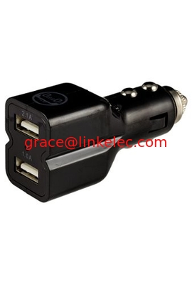 CoverBot DUAL USB 3.1A 15w Hochleistungs-Auto-Ladegerät schwarz mit Hochleistungs-Steckdosis-Anschluss fournisseur