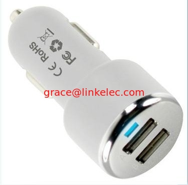 5V 2.1A Dual USB-Auto-Ladegerät für iPhone 5 iPhone 4S 4 fournisseur