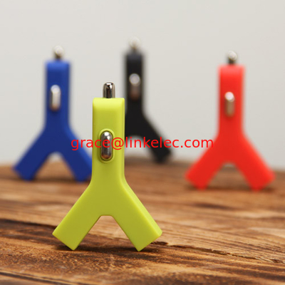 Zigarettenanzünder Steckdose Autolader stilvolles YShape-Style-Ladegerät3.1A Doppel-USB2-Anschluss gelb fournisseur