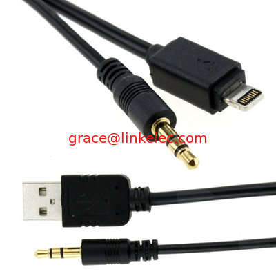 BMW 8-Pin-Kabel mit 3,5 mm AUX-Schnittstellenadapter für MINI iPod iPhone 5 5S 5C Beleuchtung fournisseur