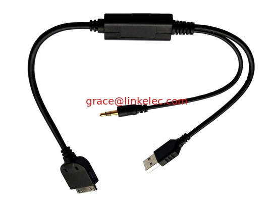 BMW-Kabel Schnittstelle AuxInput USB-Ladadapter 30PIN-Anschluss für iPod iPhone Datenkabel fournisseur