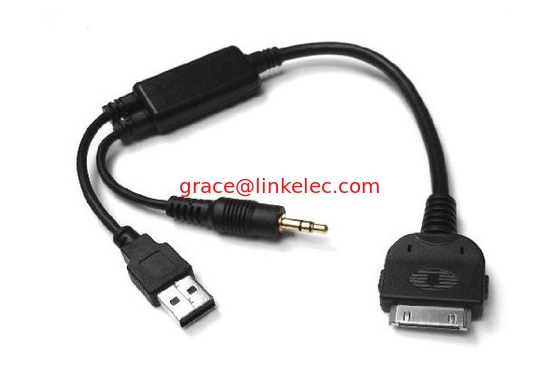 BMW-Kabel Schnittstelle AuxInput USB-Ladadapter 30PIN-Anschluss für iPod iPhone Datenkabel fournisseur